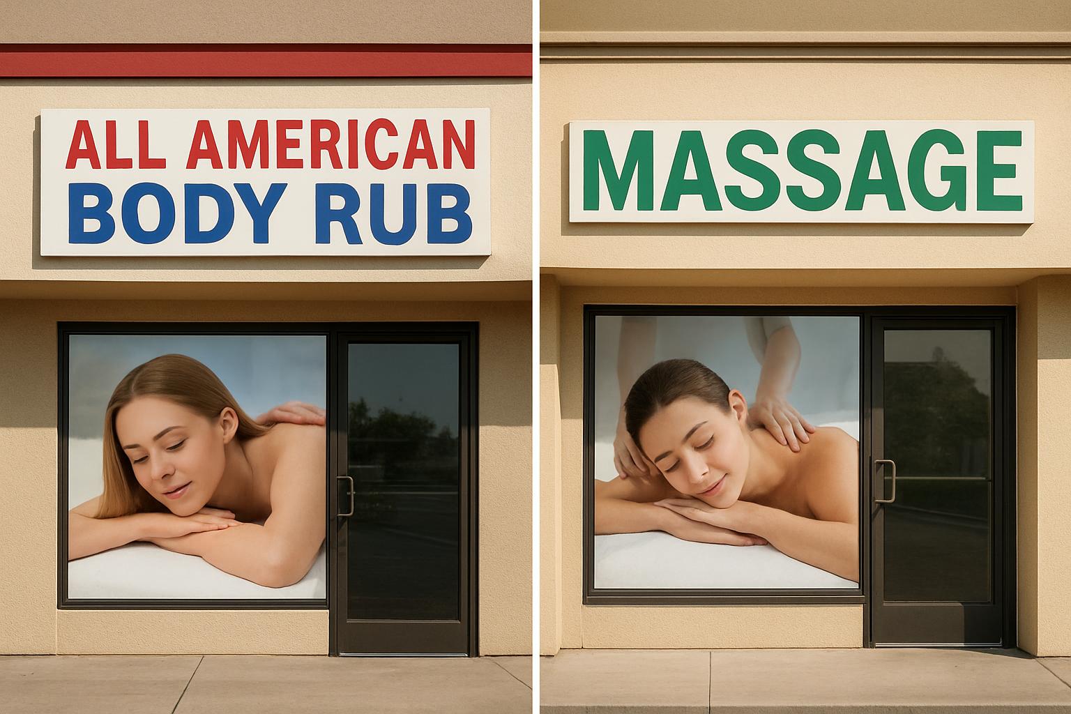 all american body rub. Consumer safety: how to tell the difference